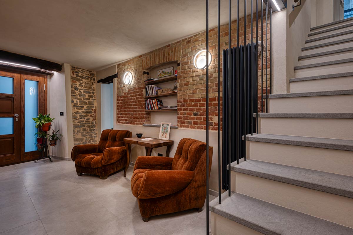 Ecco come si presenta l'area d'ingresso